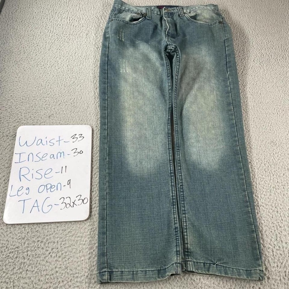Vintage Brooklyn Express Jeans Men's Size 32x30 Y2K Straight Leg Skater‎ fade